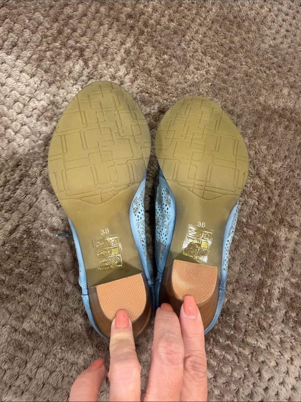 NEW L'ARTISTE Agila Sky Blue Lace-Up heels